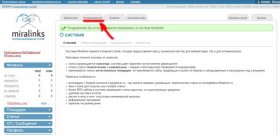 Интерфейс системы Миралинкс