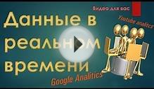 Данные в реальном времени.Youtube и Google Analytics